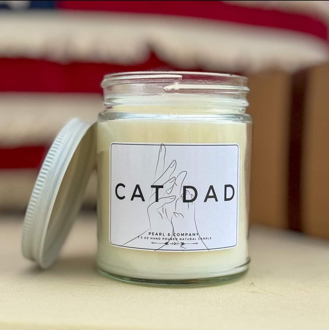Cat Dad - Cat Mom Candle