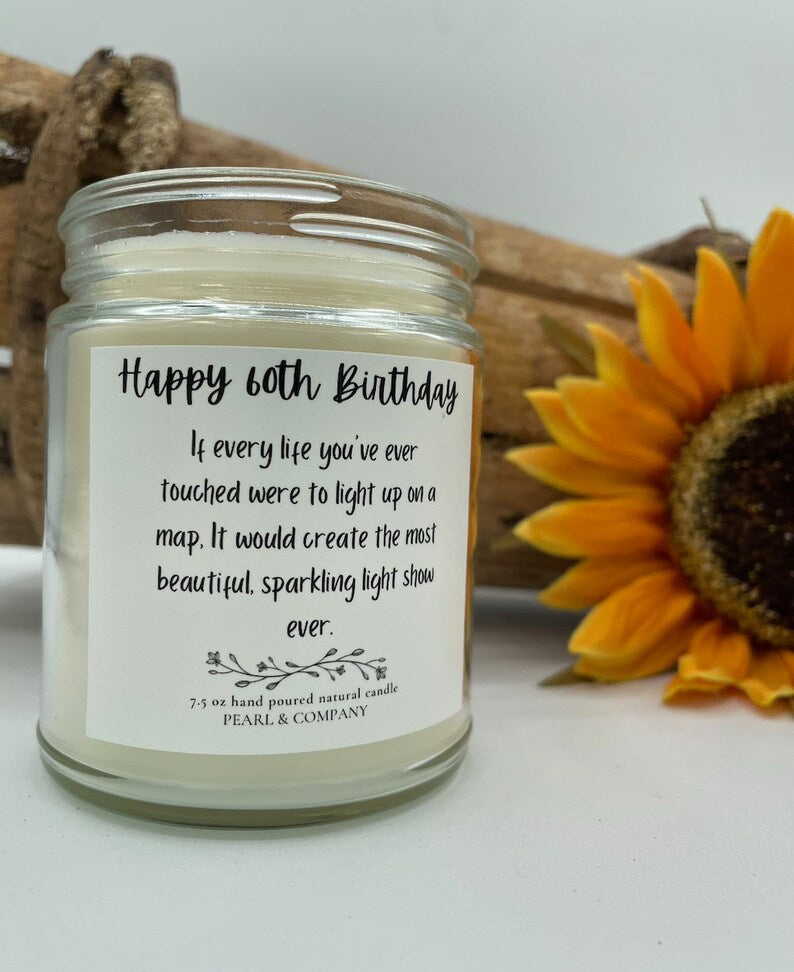 Custom Candle — Personalized Label