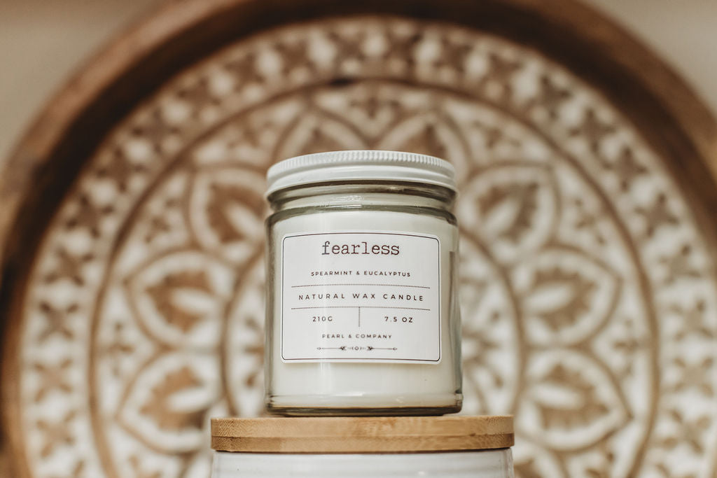 Pearl and Company Natural Candle, Fearless
