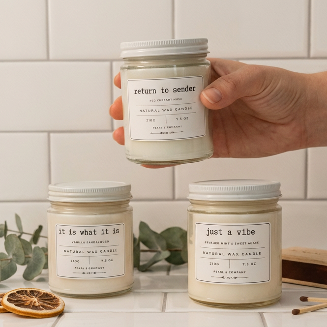Return to Sender Bundle – Candle & Gift Set