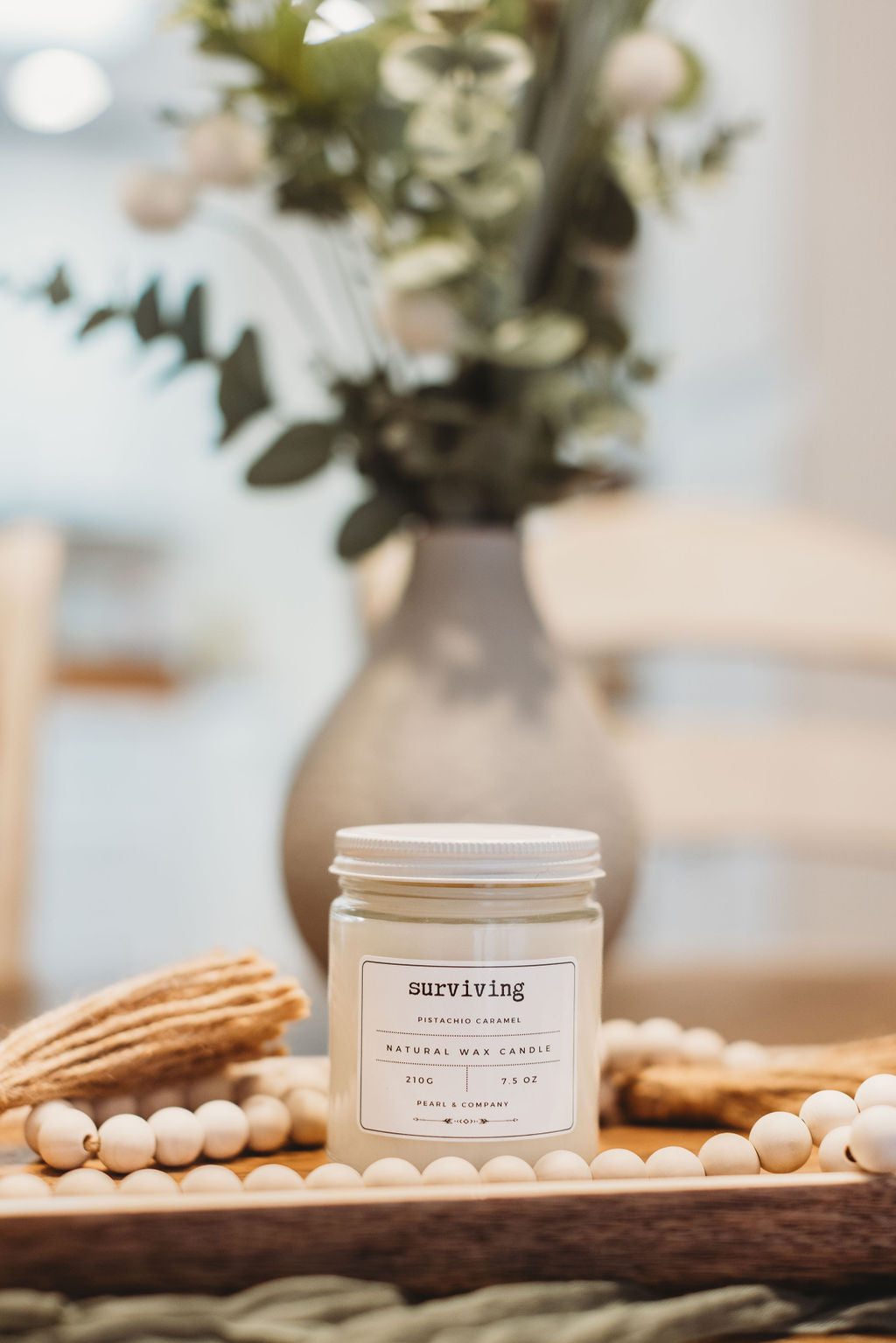Surviving - Pistachio & Caramel Soy Candle