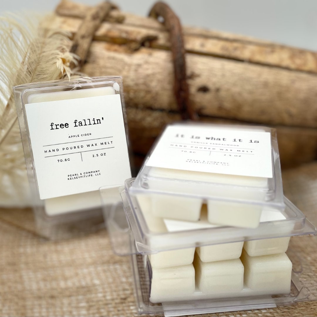 Pearl and Company Natural Candle, Wax Melt, Wax Tart, Personalized, All Natural