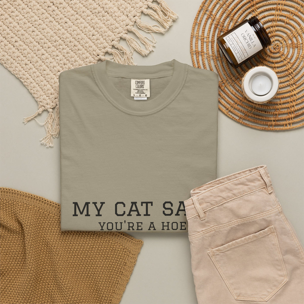 My Cat Said You’re a Hoe Funny Cat T-Shirt