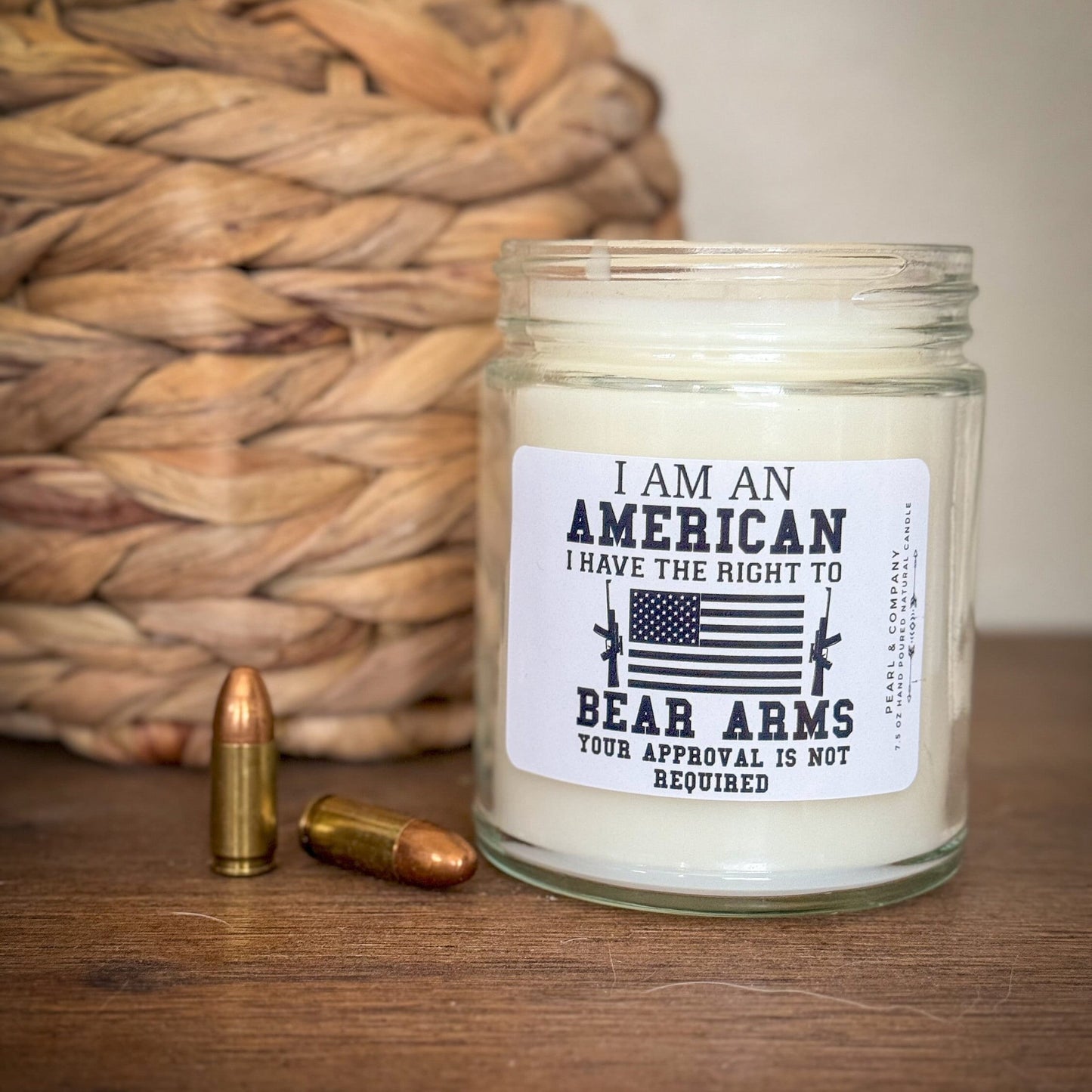Second Amendment Candle