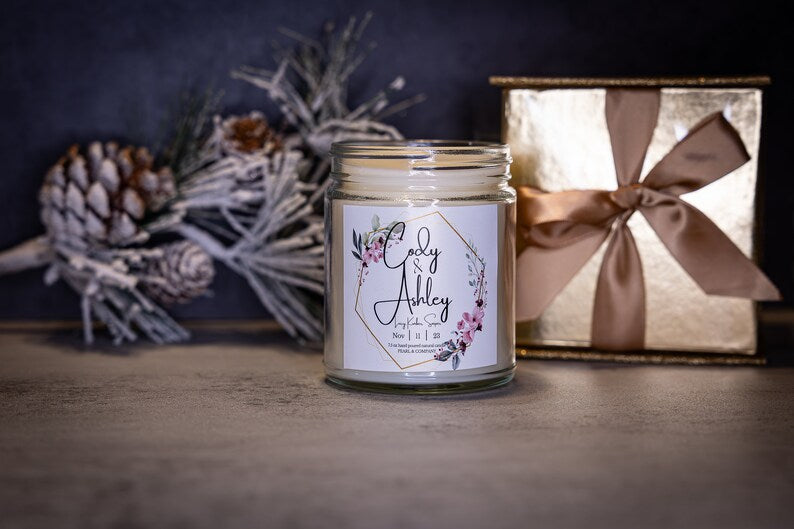 Custom Candle — Personalized Label