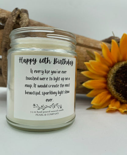 Custom Candle — Personalized Label