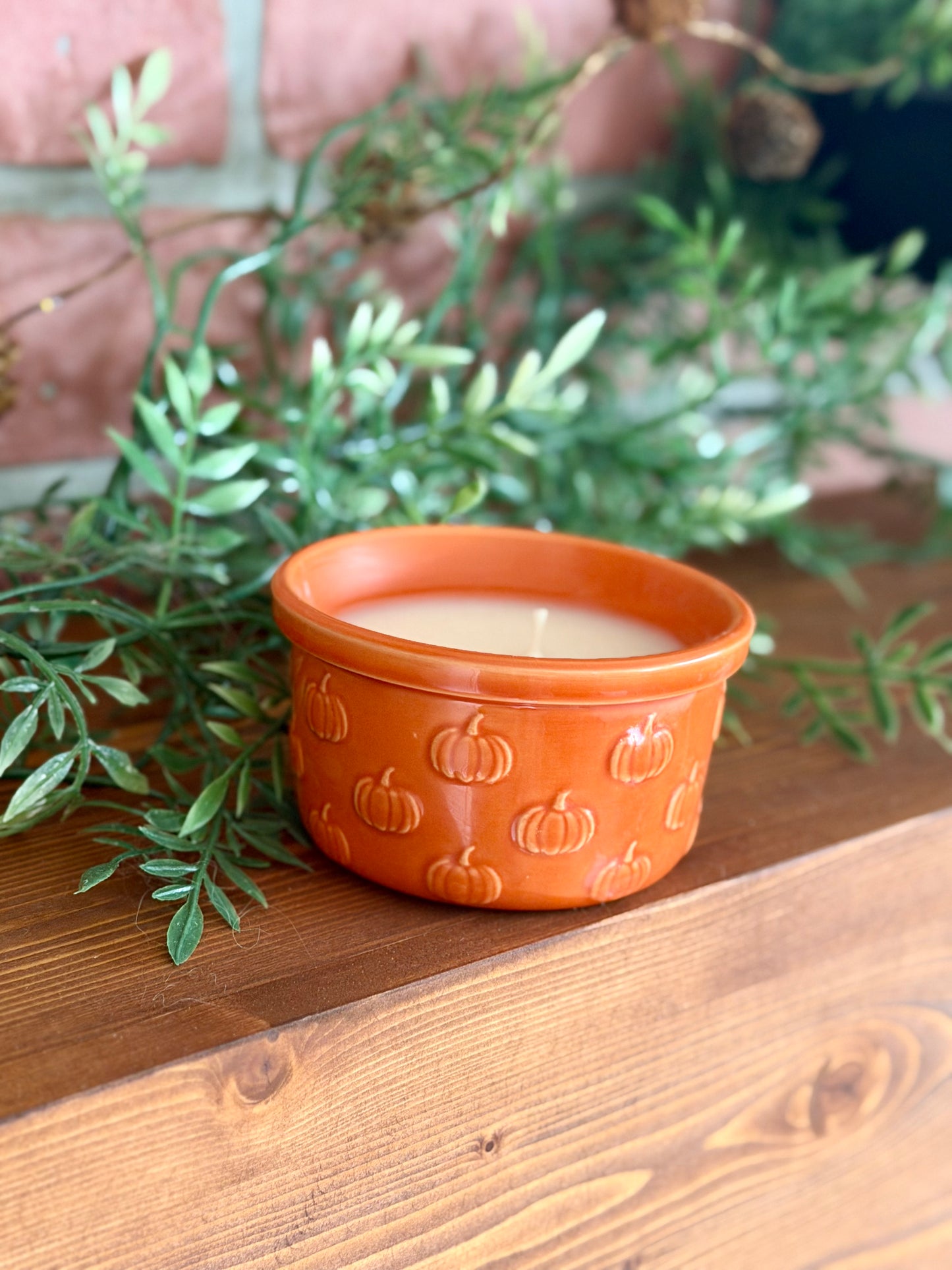Mini Pumpkin Jar Candles