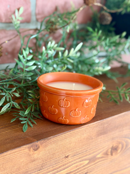 Mini Pumpkin Jar Candles