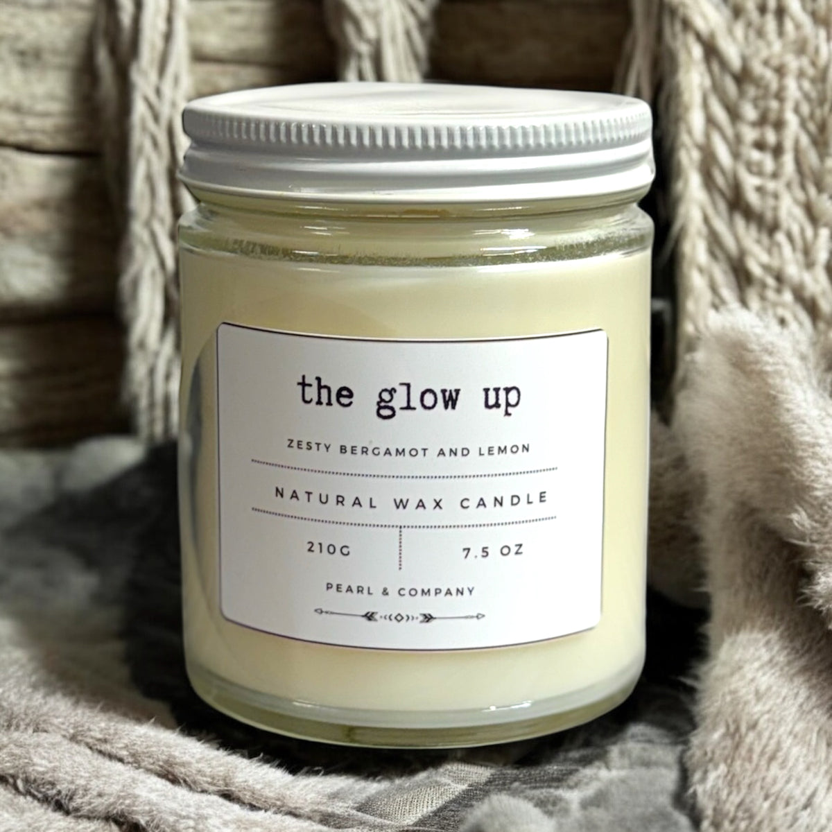 Glow Up Candle - Zesty Bergamot & Lemon