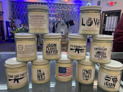 Second Amendment Candle