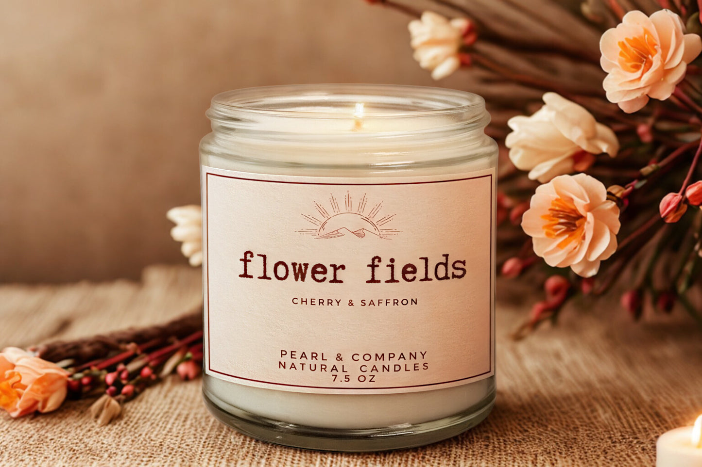 Flower Fields Candle