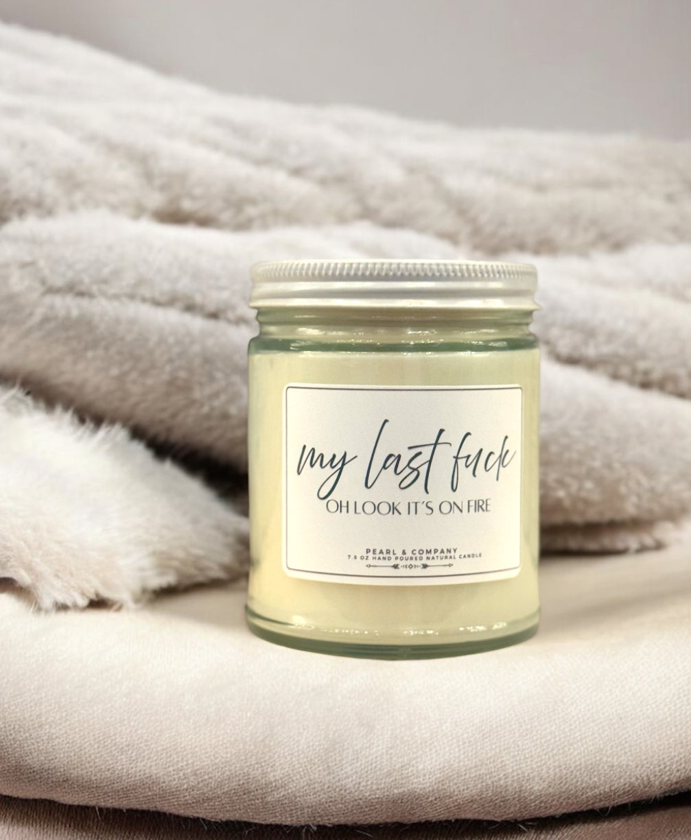 Last Fuck – Oh Look, It's On Fire Candle