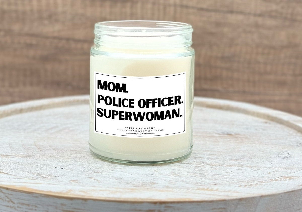 Mom Superwoman Candle – Hand-Poured Soy Candle