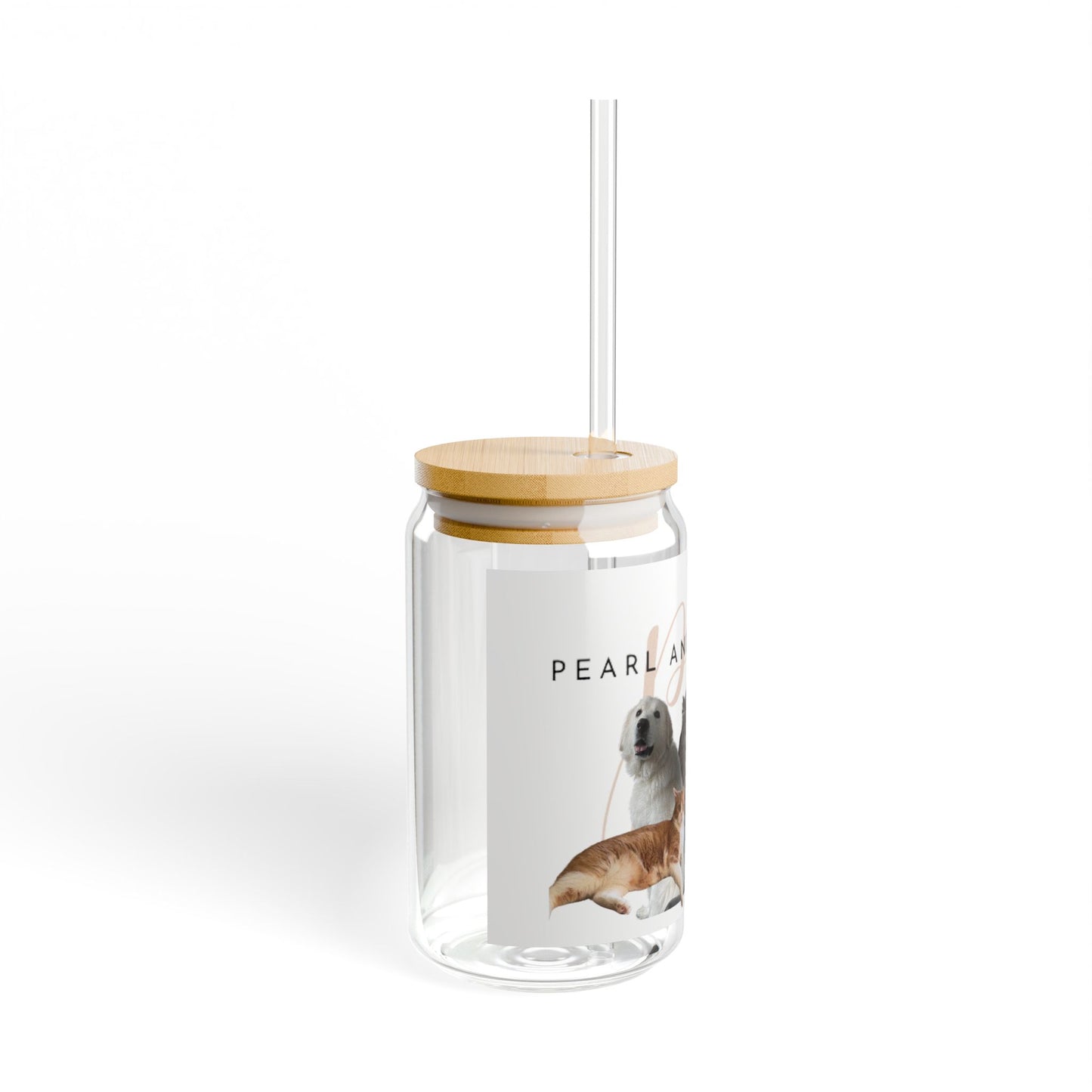 Pearl & Company 16oz Sipper Glass