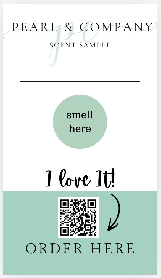 Scent Sample Card