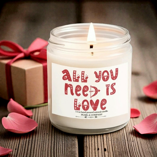 All You Need Is Love Candle