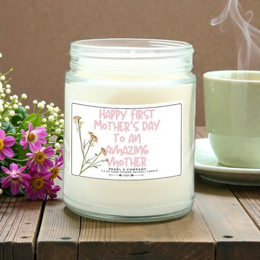 Happy First Mothers Day Candle