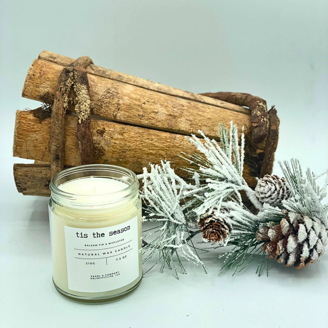 Tis the season - Balsam Fir and Mistletoe Candle
