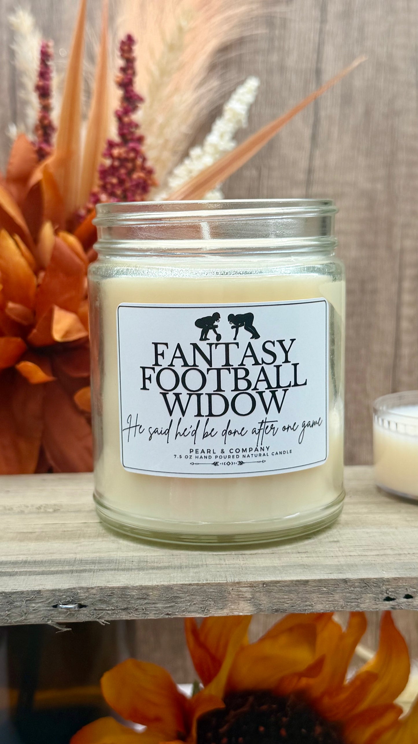 Fantasy Football Widow Candle
