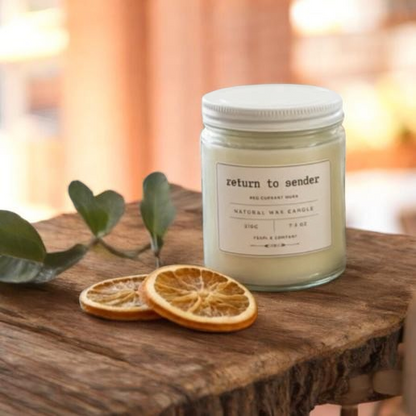 Return to Sender Candle