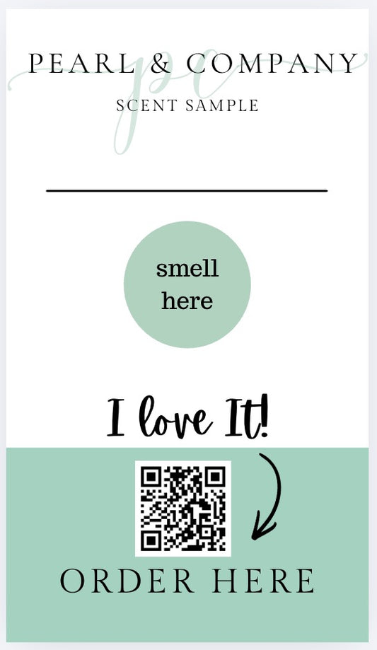 Scent Sample Card